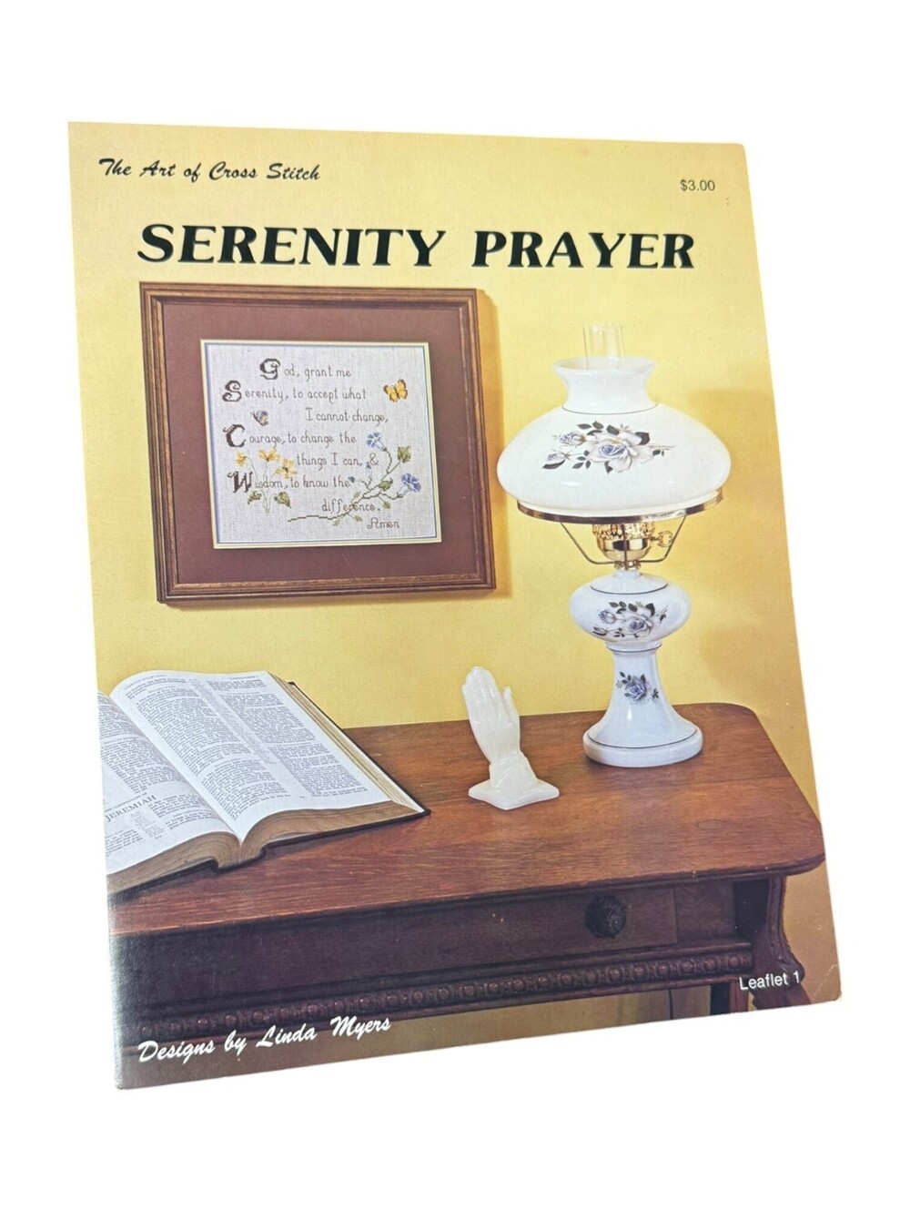 Serenity Prayer Cross Stitch Pattern Leaflet by Linda Myers